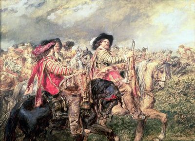 After the Battle of Naseby in 1645, by Sir John Gilbert, source bridgemanartondemanddotcom, permission PD-Art