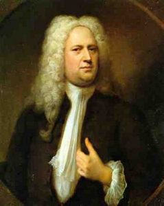 Georg Friedrich Handel, by Balthasar Denner, public domain image