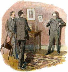 Holmes, public domain, illustrated by Paget