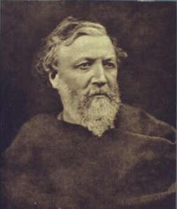 Robert Browning, print by Julia Margaret Cameron, public domain image