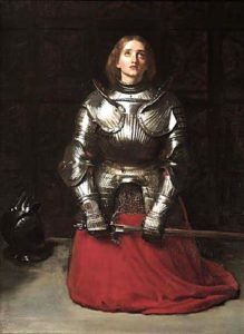 Joan of Arc  by Sir John Everett Millais, public domain image